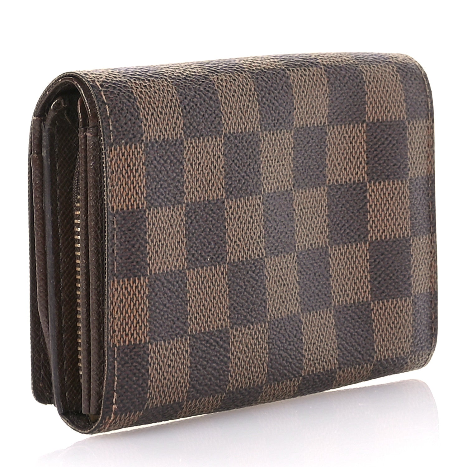 Louis Vuitton Damier Ebene Porte-Monnaie Tresor Wallet 3 of 8