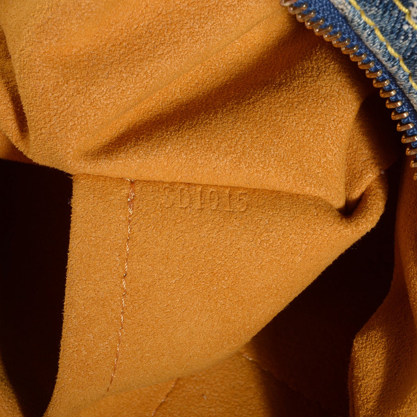 Monogram Denim Baggy PM Blue