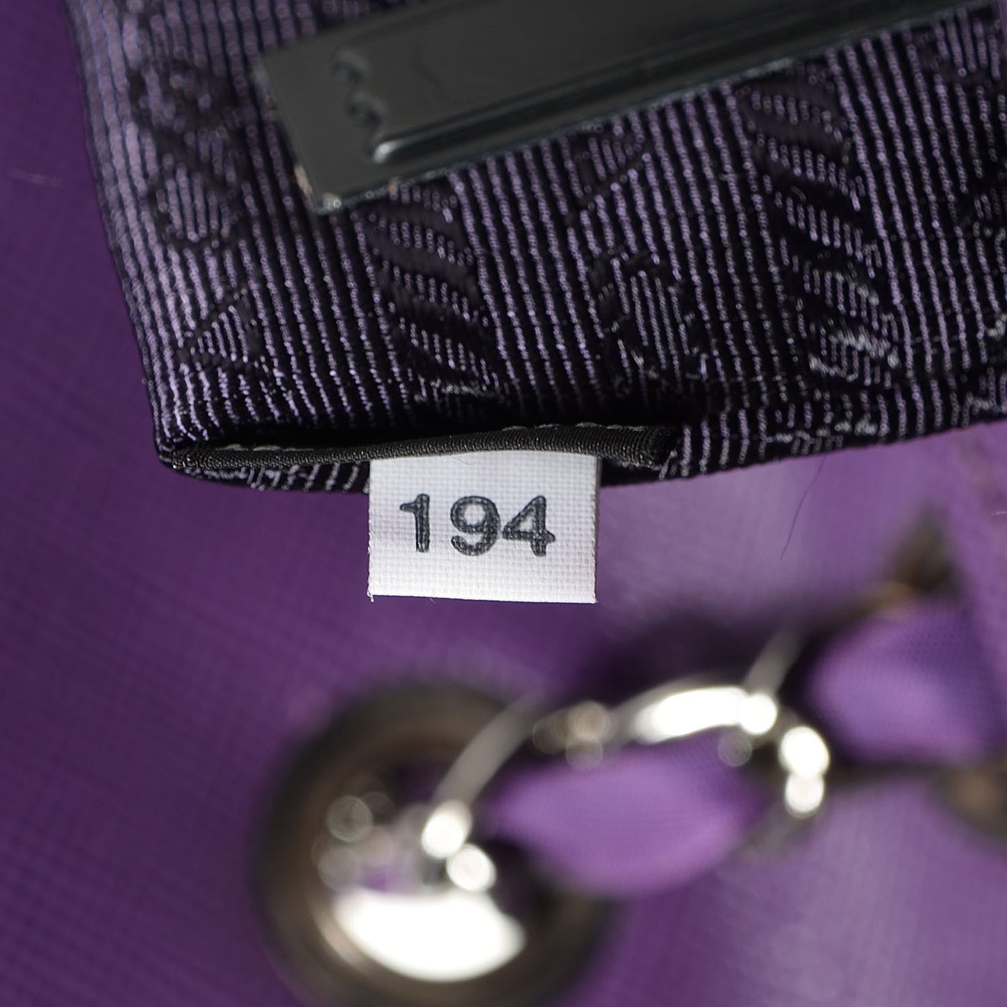 Nylon Tessuto Impuntu Quilted Flap Anemone