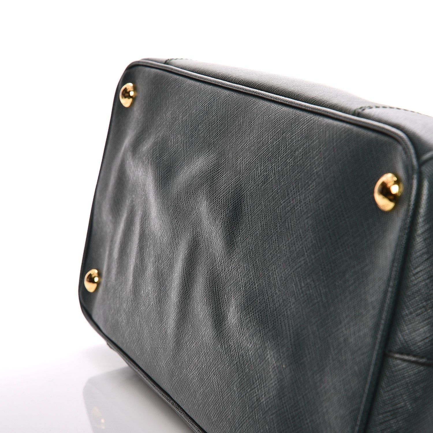 Prada Saffiano Lux Bi-Color Large Galleria Double Zip Tote Smeraldo Lauro 10 of 10