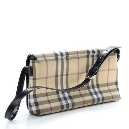 Burberry House Check Small Shoulder Bag Black 3 of 13
