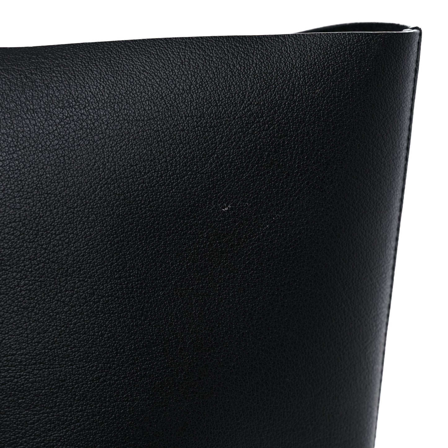 Calfskin Large Shopping Tote Black