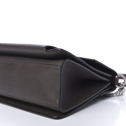 Givenchy Goatskin Small GV3 Shoulder Bag Heather Grey 8 of 9
