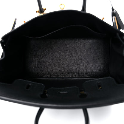 Hermes Togo Birkin 25 Black 17 of 21