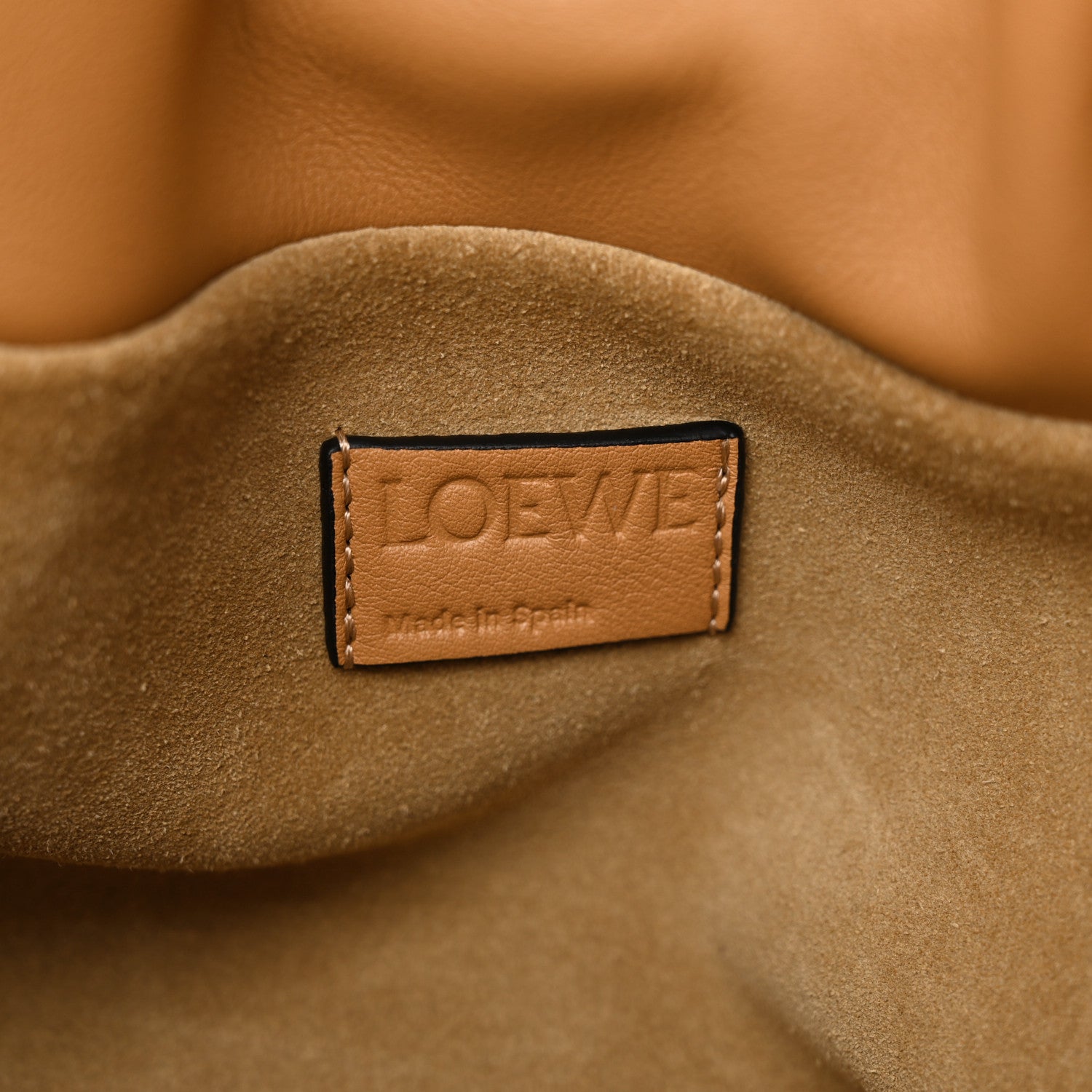 Loewe Nappa Flamenco Knot Clutch Warm Desert 6 of 10