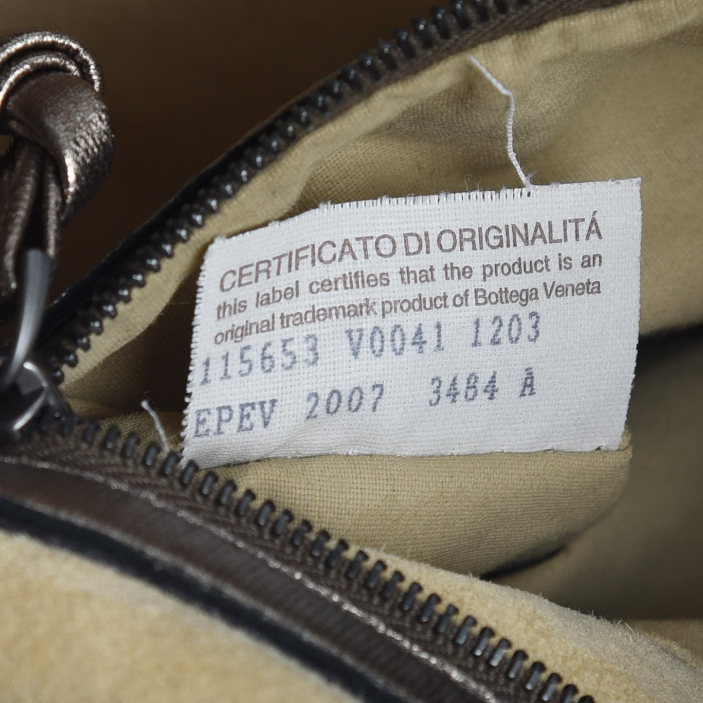 Metallic Grosgrain Intrecciato Medium Veneta Hobo Pewter