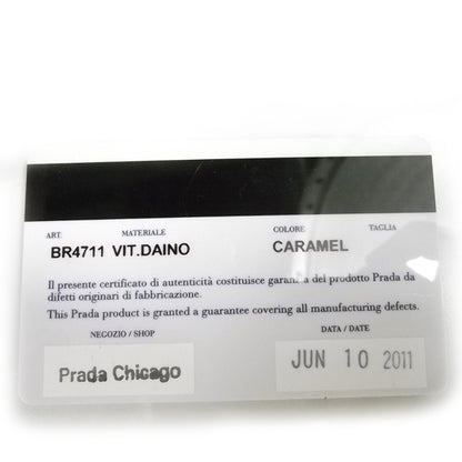 Prada Vitello Daino Tote Caramel 12 of 13