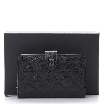 Chanel Caviar Quilted CC French Wallet Black 10 of 10