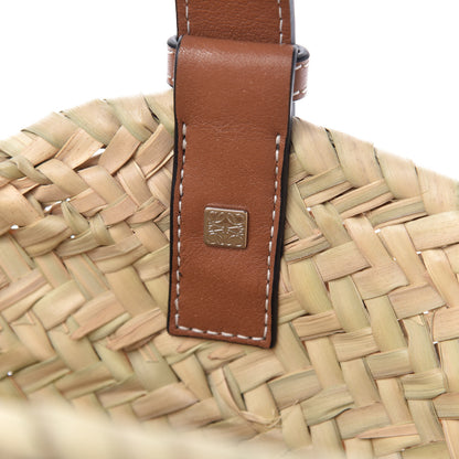 Loewe Raffia Small Basket Tote Bag Natural Tan 9 of 12