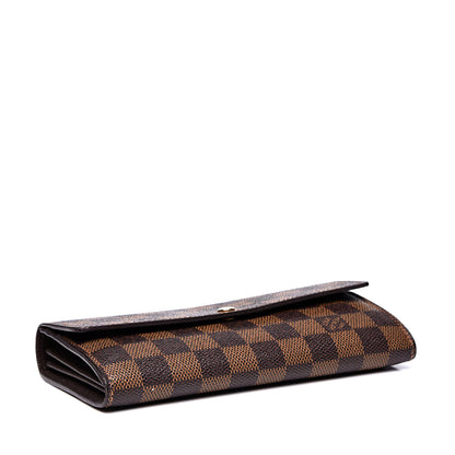 Louis Vuitton Damier Ebene Sarah Wallet 3 of 10