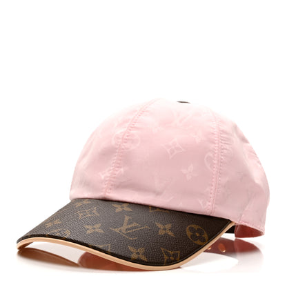 Louis Vuitton Polyester Silk Monogram LV Get Ready Cap M Pink 1 of 8