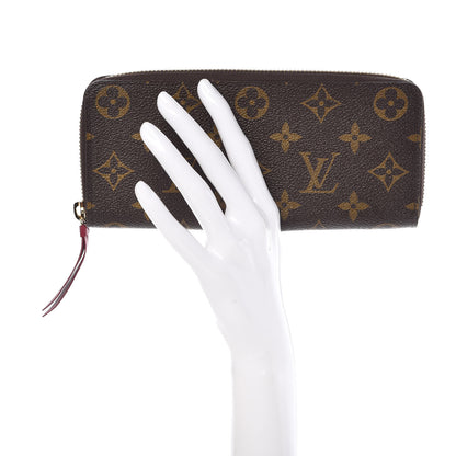 Louis Vuitton Monogram Clemence Wallet Fuchsia 2 of 8