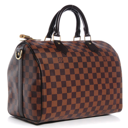 Louis Vuitton Damier Ebene Speedy Bandouliere 30 3 of 7