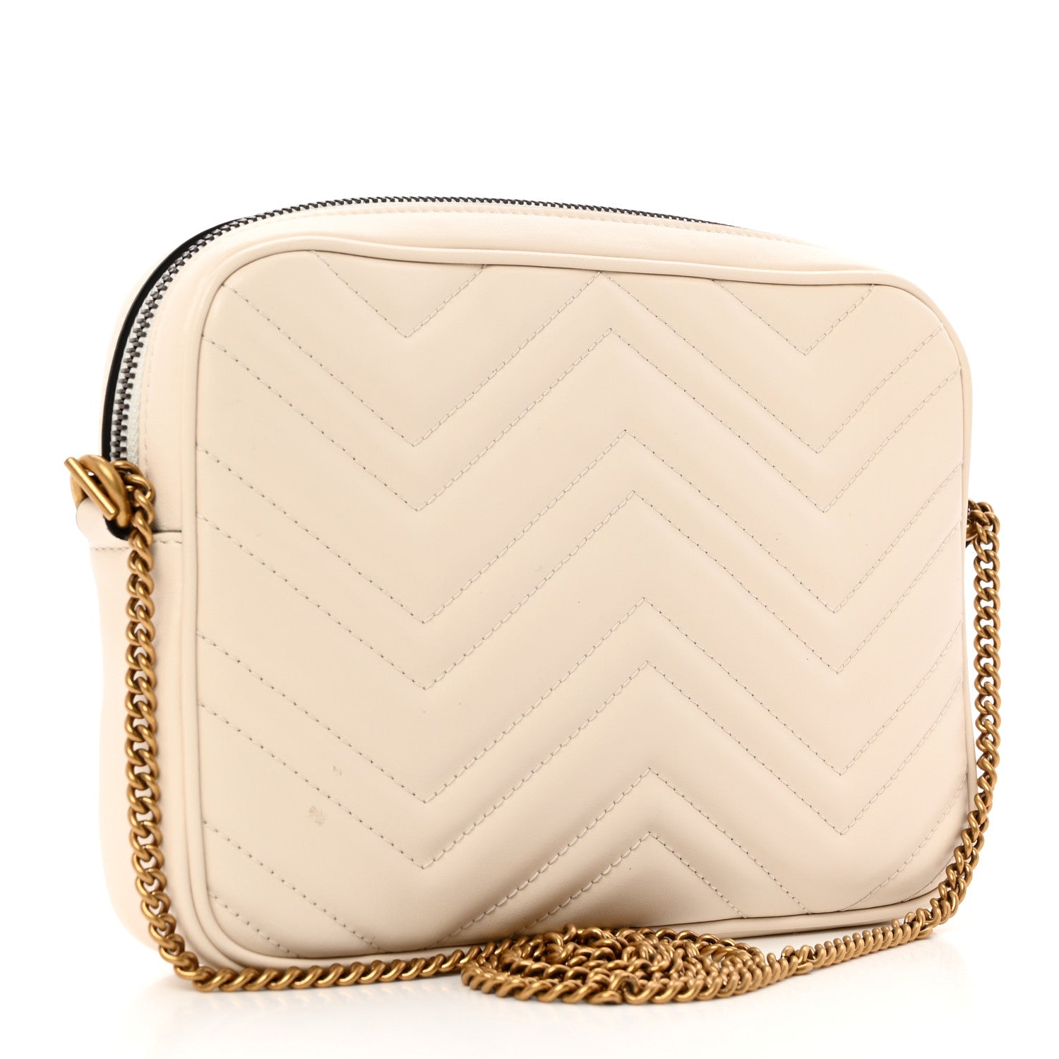 Gucci Calfskin Matelasse GG Marmont Multi-Use Mini Bag 85 34 Black Perfect Pink Mystic White 4 of 17