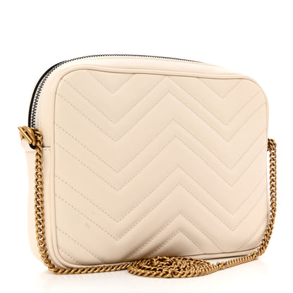 Gucci Calfskin Matelasse GG Marmont Multi-Use Mini Bag 85 34 Black Perfect Pink Mystic White 4 of 17
