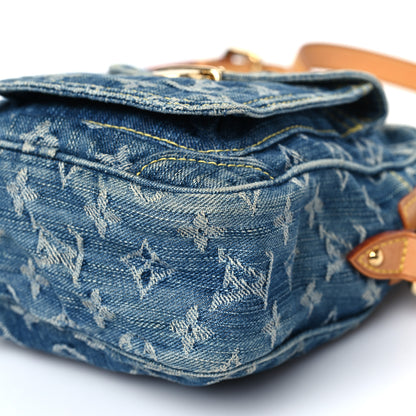 Louis Vuitton Denim Camera Bag Blue 10 of 13