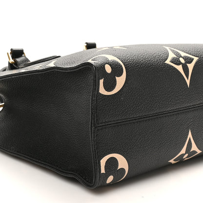 Louis Vuitton Empreinte Monogram Giant Onthego PM Black Beige 8 of 9