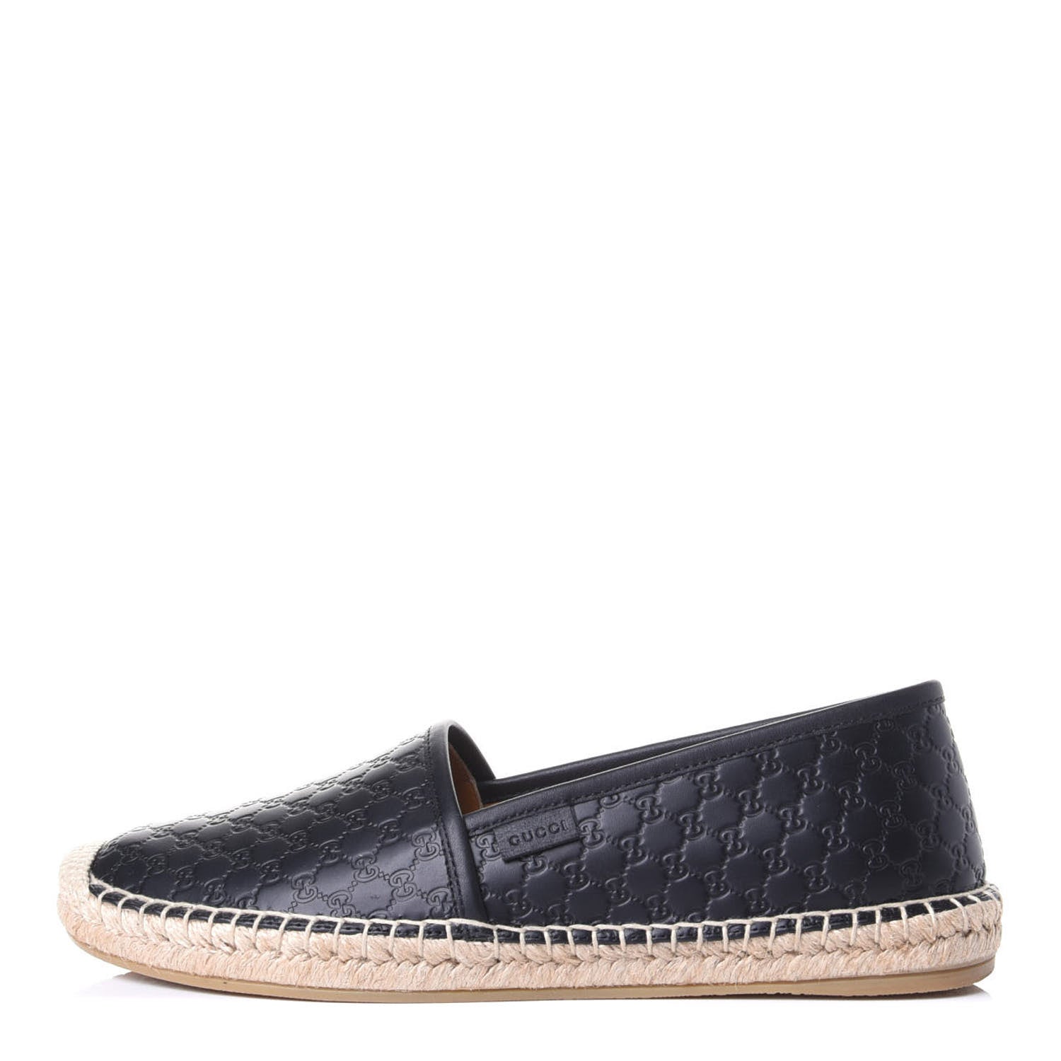 Gucci Microguccissima Signature Espadrilles 37.5 Black 1 of 12