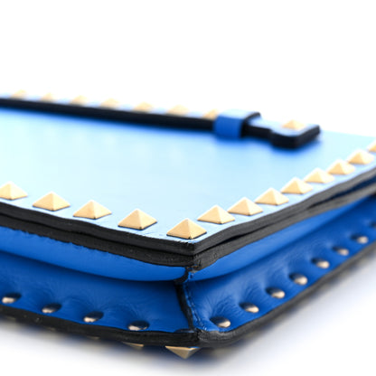 Valentino Garavani Nappa Rockstud Wristlet Clutch Blue Fluo 12 of 15