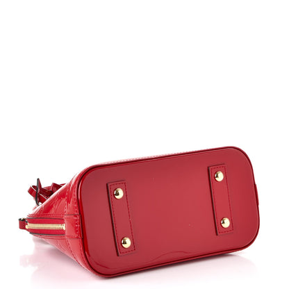 Louis Vuitton Vernis Alma BB Cherry 5 of 9