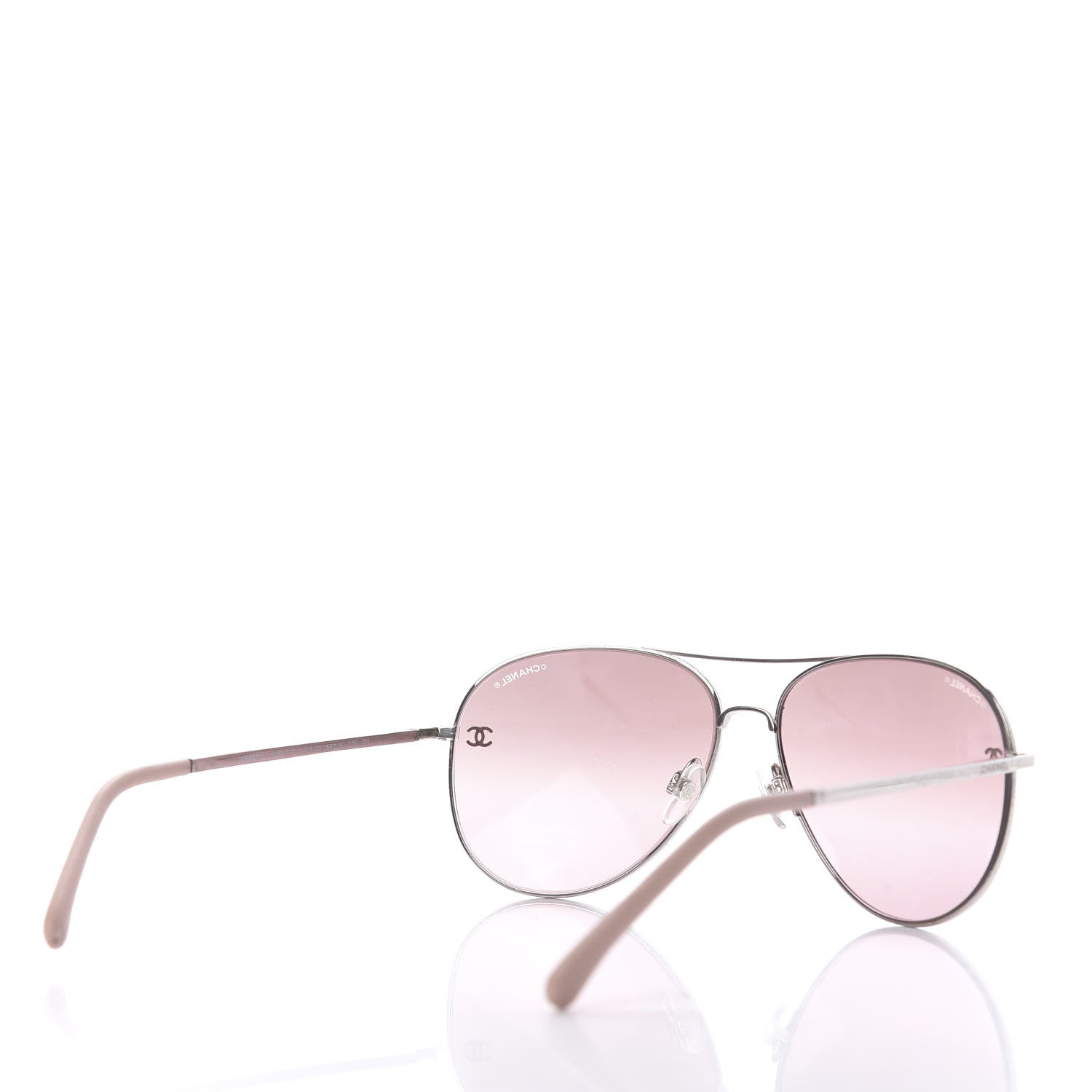 Chanel CC Aviator Sunglasses 4189-T-Q Pink 4 of 7