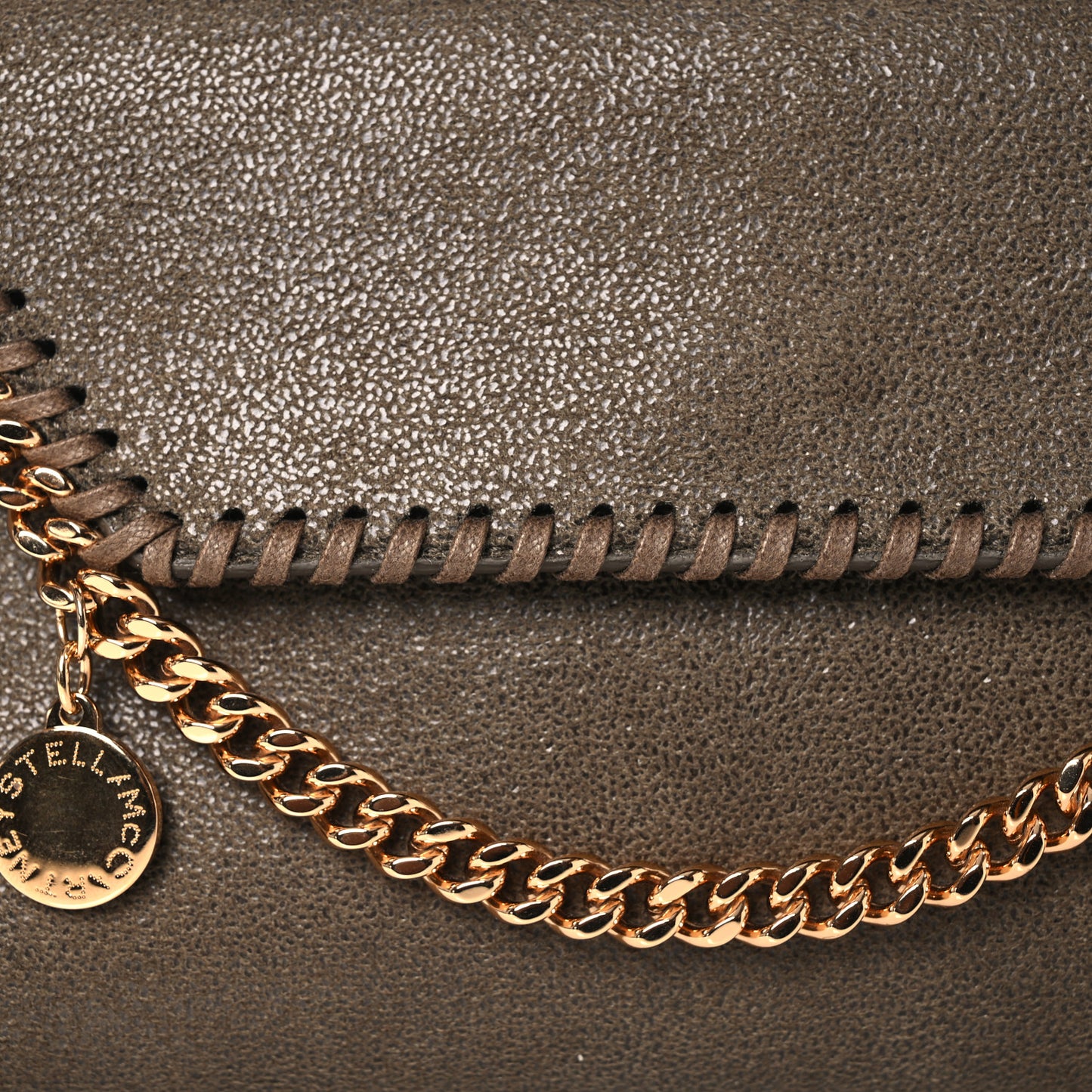 Shaggy Deer Mini Falabella Crossbody Bag Olive