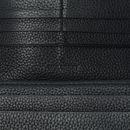 Mulberry Classic Grain Small Tree Continental Wallet Black 6 of 14