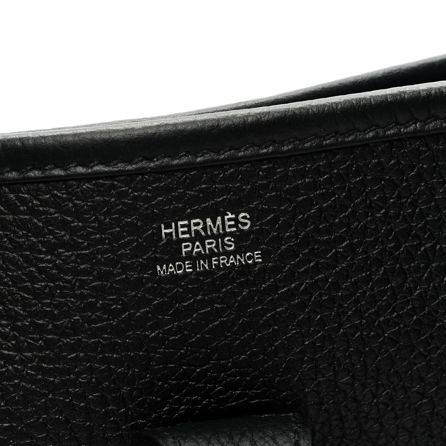 Hermes Taurillon Clemence Evelyne III PM Black 6 of 9