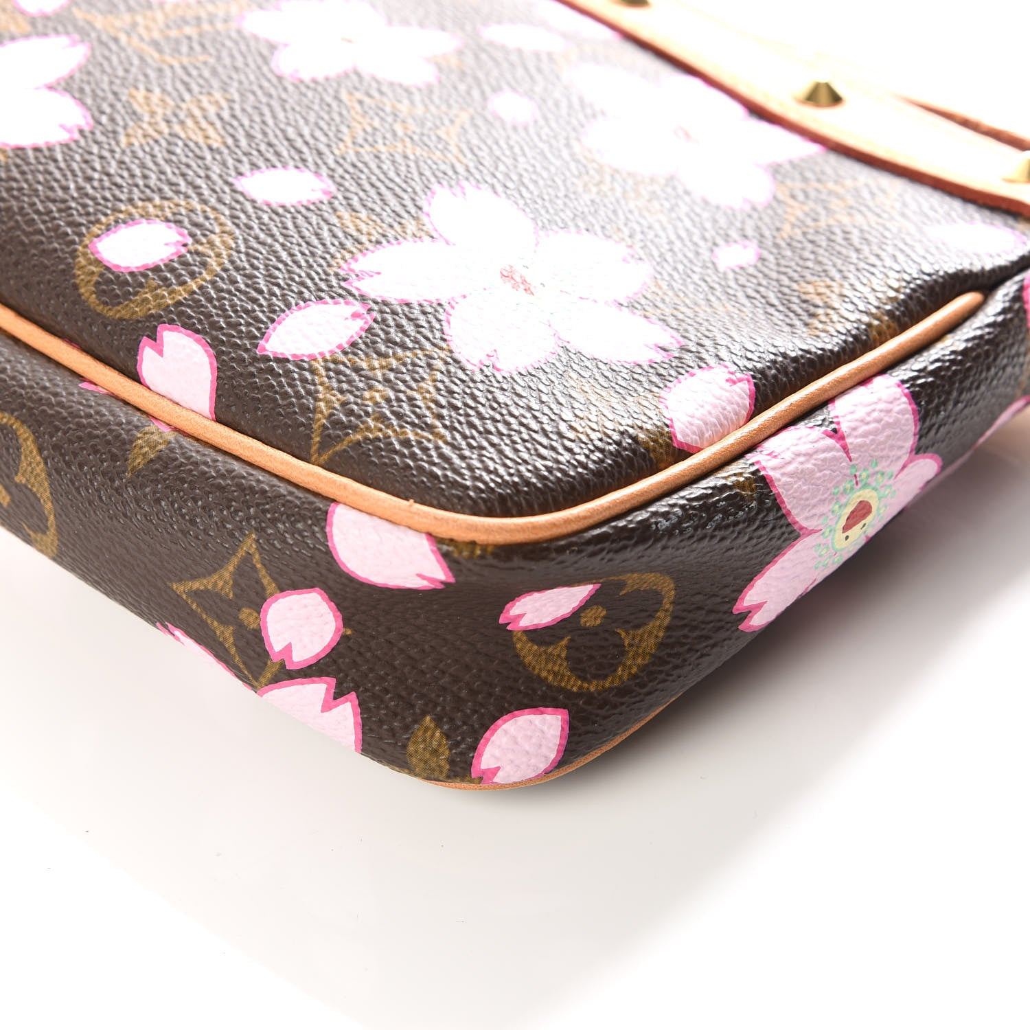 Louis Vuitton Monogram Cherry Blossom Pochette Accessories Brown 8 of 13