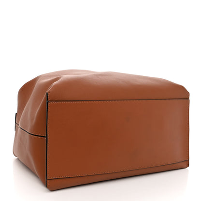 Loewe Supple Smooth Calfskin Jacquard Cubi Crossbody Bag Tan 4 of 9