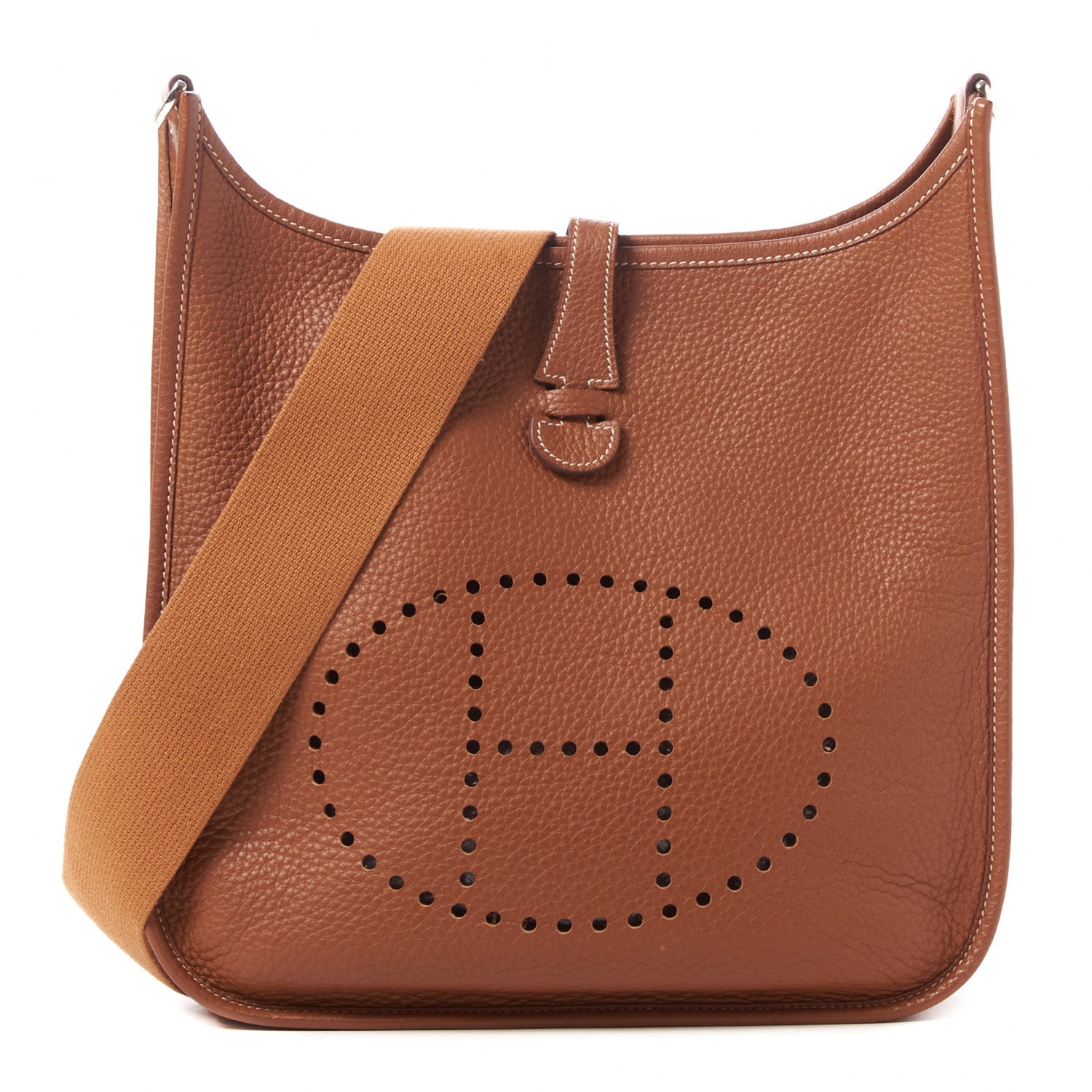 Hermes Taurillon Clemence Evelyne PM Gold 1 of 8