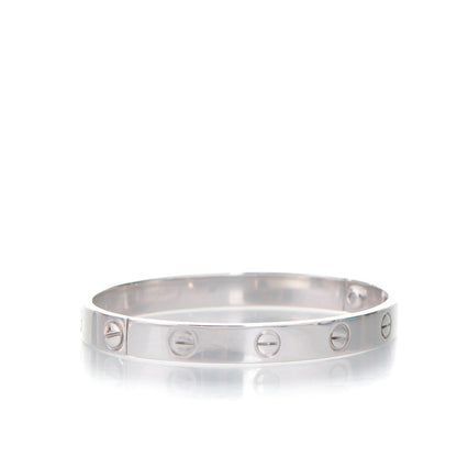 Cartier 18K White Gold LOVE Bracelet 16 3 of 6