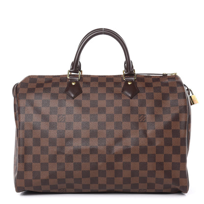 Louis Vuitton Damier Ebene Speedy 35 1 of 11