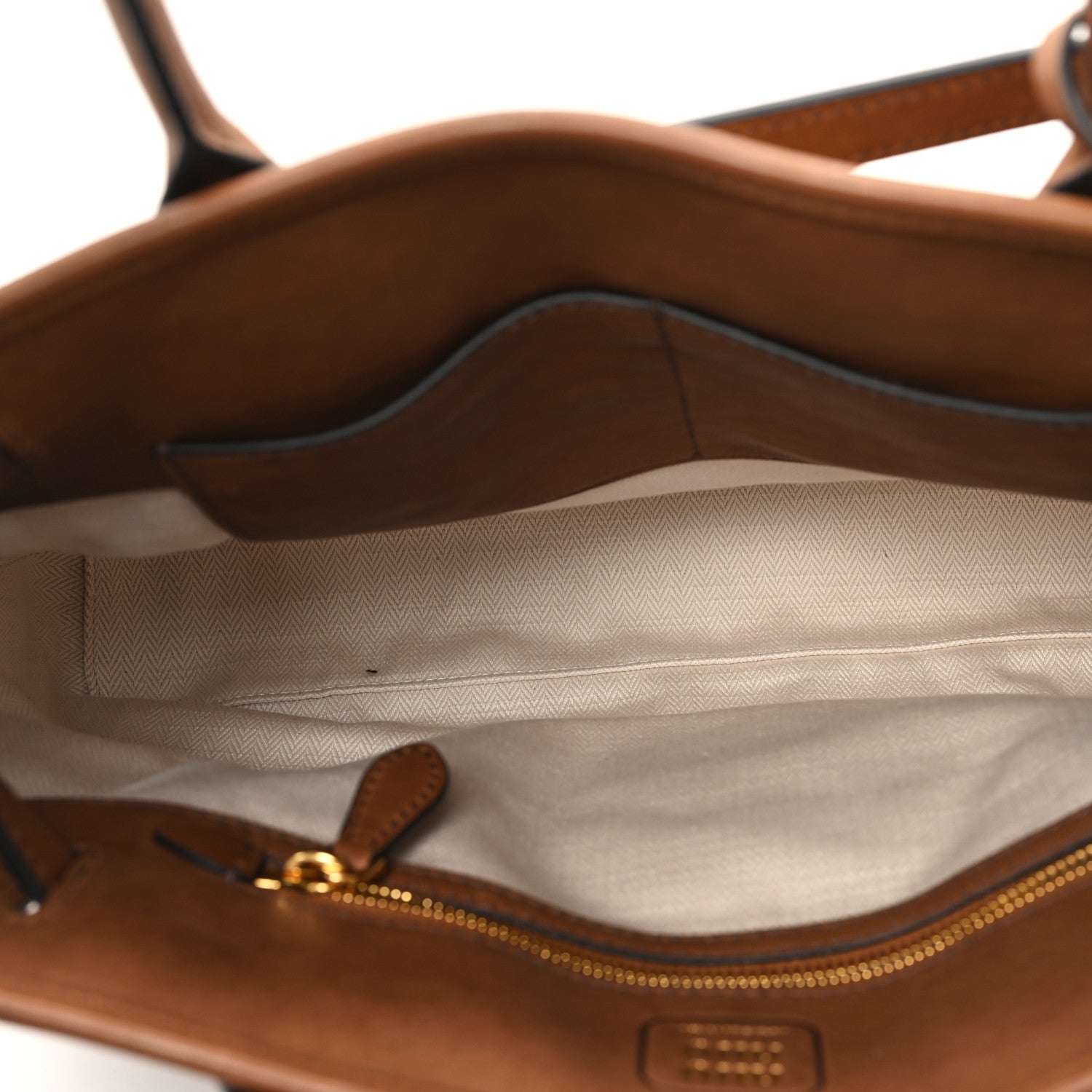 Miu Miu Nappa Medium Aventure Bag Rovere 3 of 10