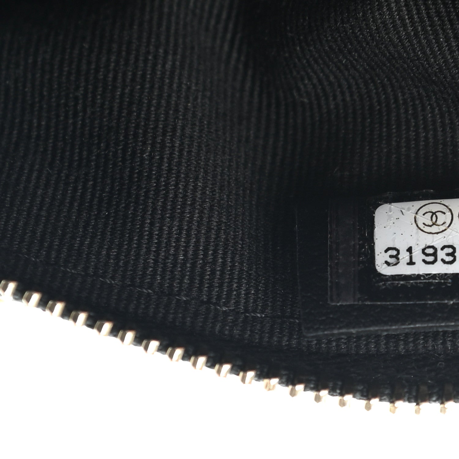 Chanel Nylon Grosgrain Lifestyle Pouch With Sleep Mask Black 8 of 8