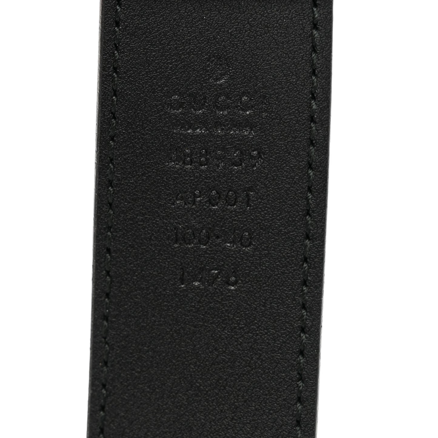 Calfskin Horsebit Belt Black