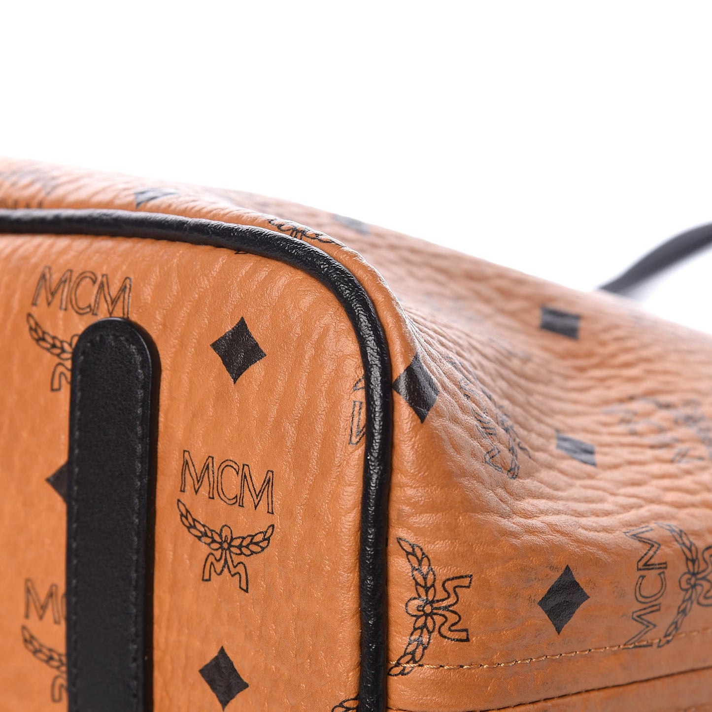 Visetos Medium Project Reversible Shopper Tote Cognac