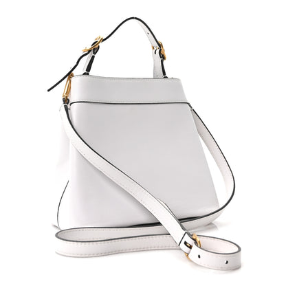 Valentino Garavani Nappa Mini Vlogo Bucket Bag White 3 of 9
