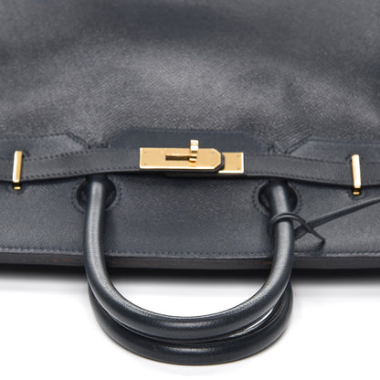 Hermes Courchevel Birkin 35 Indigo 38 of 42