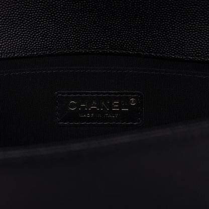 Chanel Caviar Quilted Medium Boy Flap Black 8 of 11