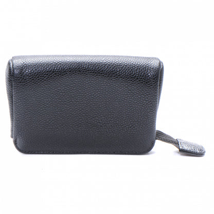 Chanel Caviar Leather CC Coin Purse Black 3 of 8