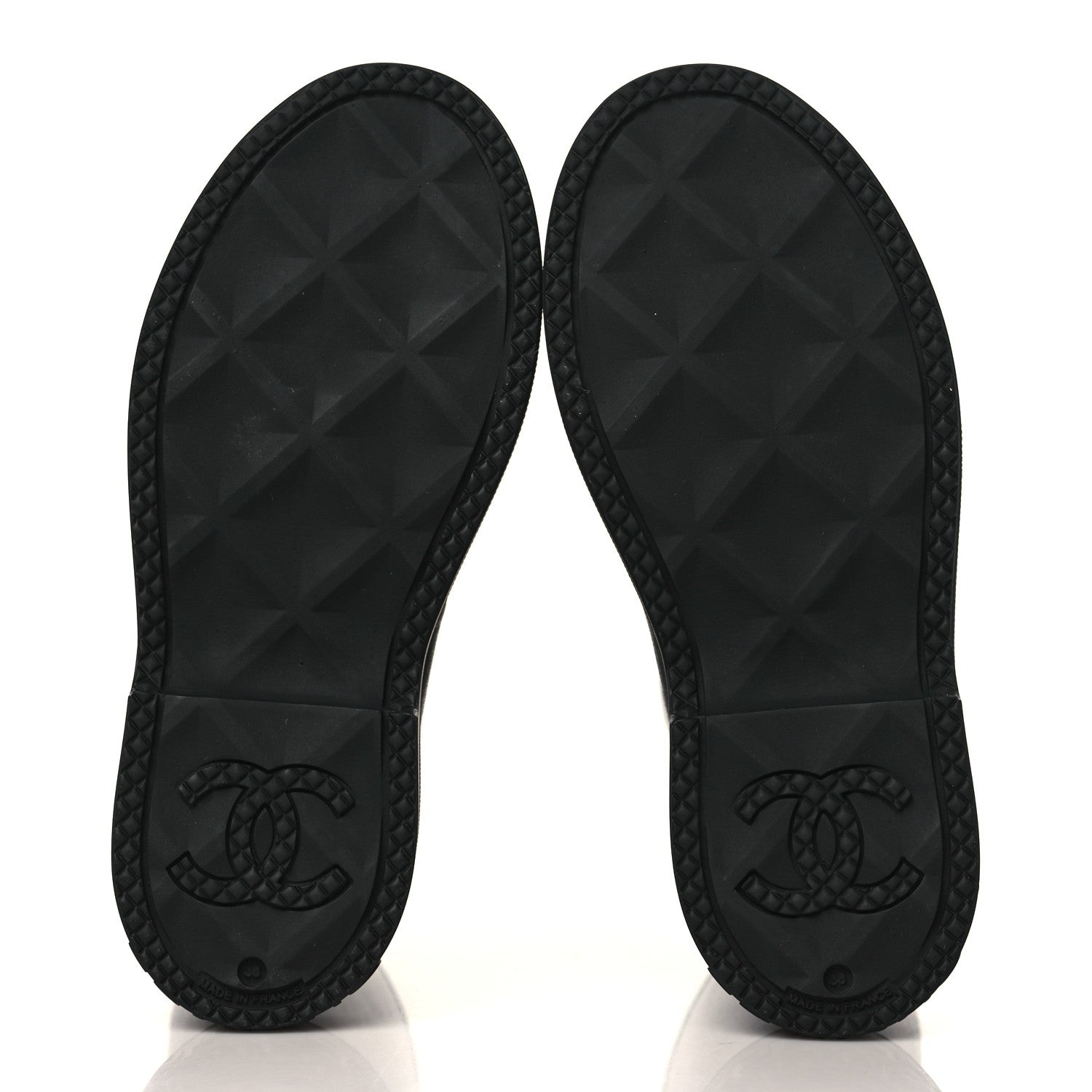 Chanel Caoutchouk CC High Boots 38 Black 5 of 7
