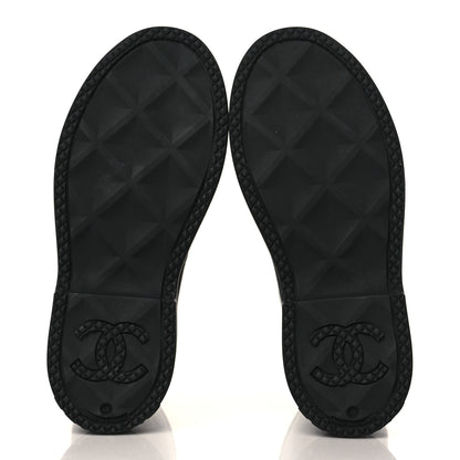 Chanel Caoutchouk CC High Boots 38 Black 5 of 7