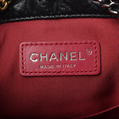 Chanel Aged Calfskin Quilted Gabrielle Backpack Black 6 of 10