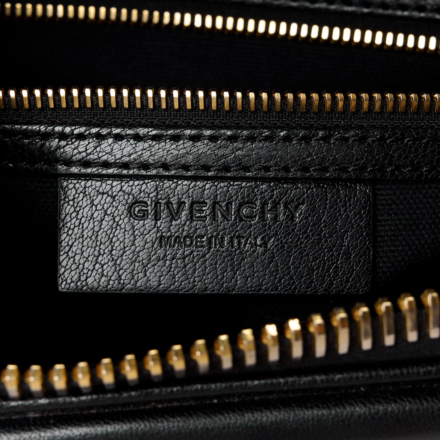 Givenchy Canvas Sugar Goatskin Striped Small Antigona Black 6 of 11