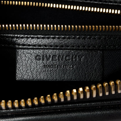 Givenchy Canvas Sugar Goatskin Striped Small Antigona Black 6 of 11