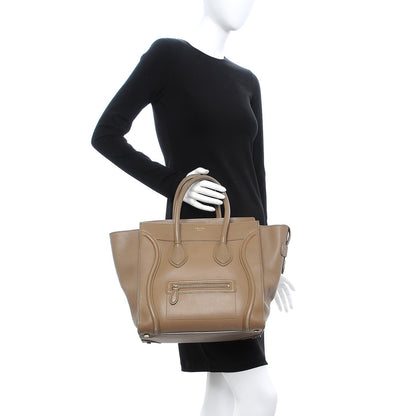 Celine Smooth Calfskin Mini Luggage Camel 2 of 20