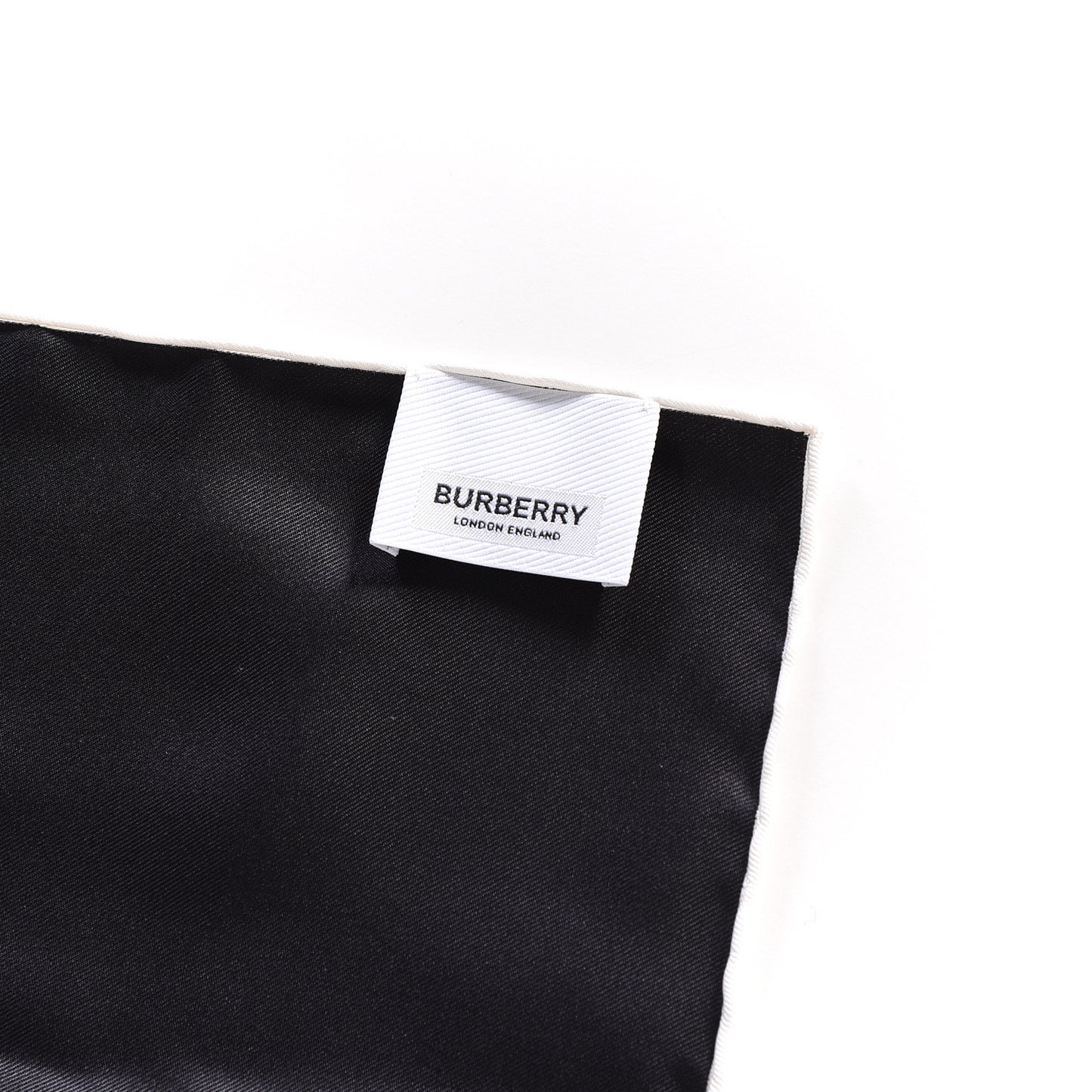 Silk Horseferry Print Scarf Black