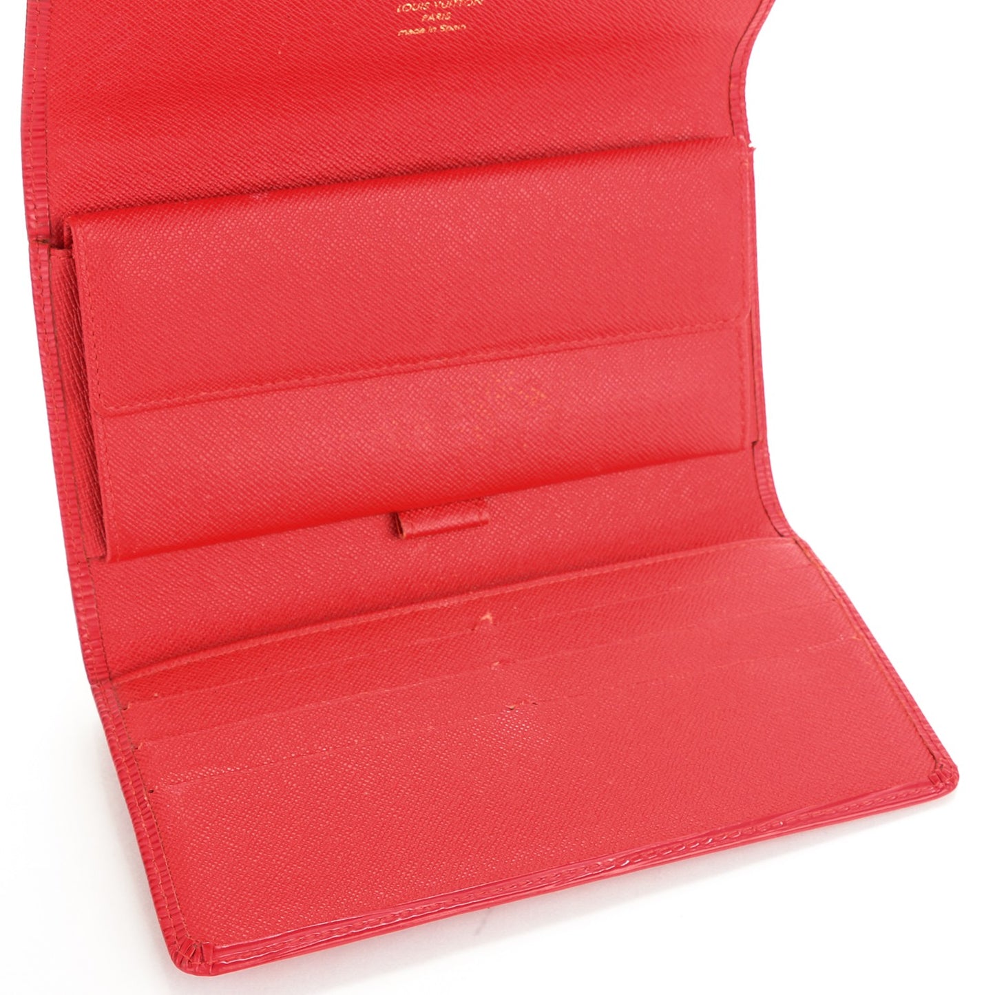 Epi Porte Tresor International Wallet Castillan Red