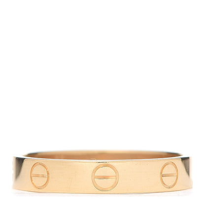 Cartier 18K Yellow Gold 3.5mm LOVE Wedding Band Ring 55 7.25 3 of 4